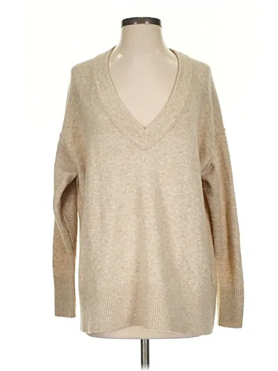 Pre-owned Aerie Pullover Sweater In Tan