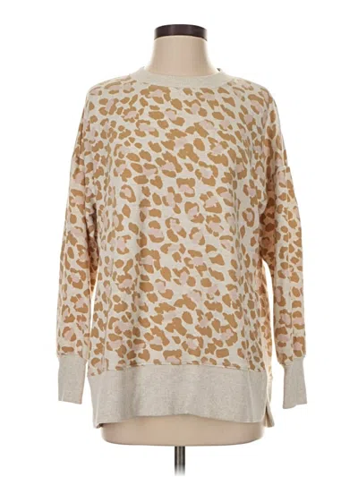 Pre-owned Aerie Pullover Sweater In Tan