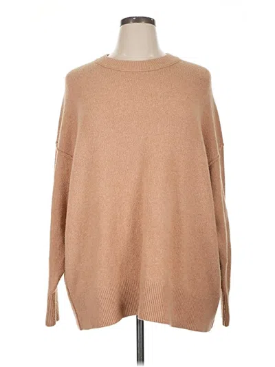 Pre-owned Aerie Pullover Sweater In Tan