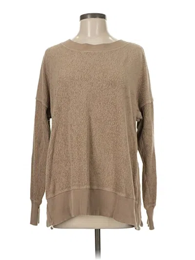 Pre-owned Aerie Pullover Sweater In Tan