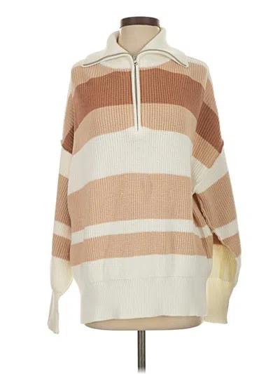 Pre-owned Aerie Pullover Sweater In Tan