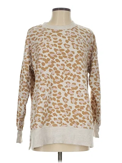 Pre-owned Aerie Pullover Sweater In Tan