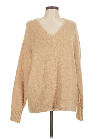 Pre-owned Aerie Pullover Sweater In Tan