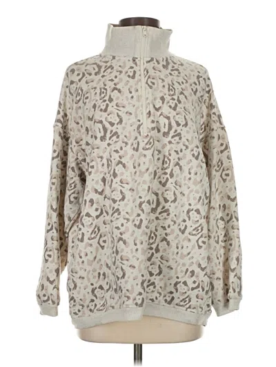 Pre-owned Aerie Pullover Sweater In Tan