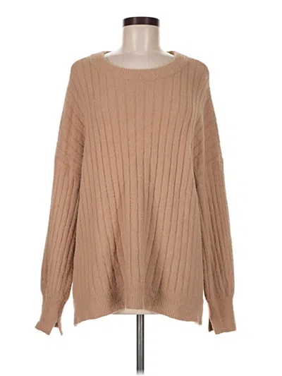 Pre-owned Aerie Pullover Sweater In Tan