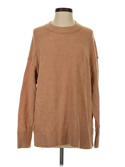 Pre-owned Aerie Pullover Sweater In Tan