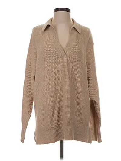 Pre-owned Aerie Pullover Sweater In Tan