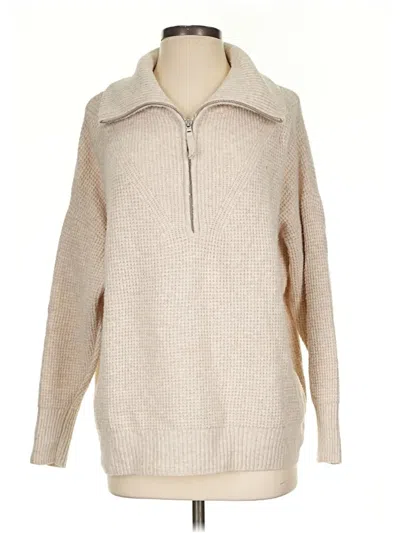 Pre-owned Aerie Pullover Sweater In Tan