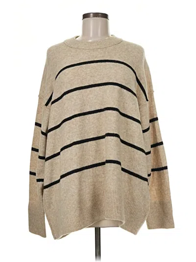 Pre-owned Aerie Pullover Sweater In Tan