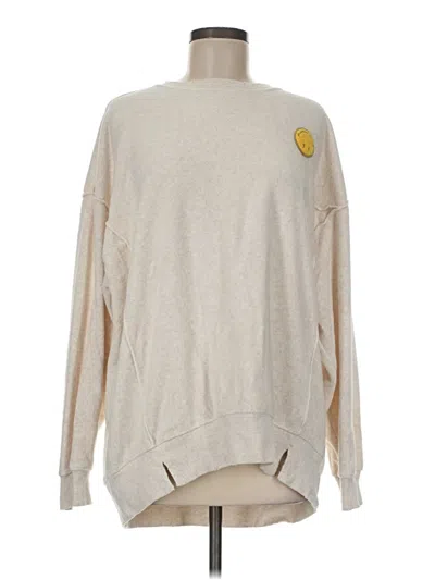 Pre-owned Aerie Pullover Sweater In Tan
