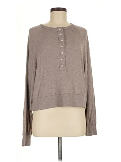 Pre-owned Aerie Pullover Sweater In Tan
