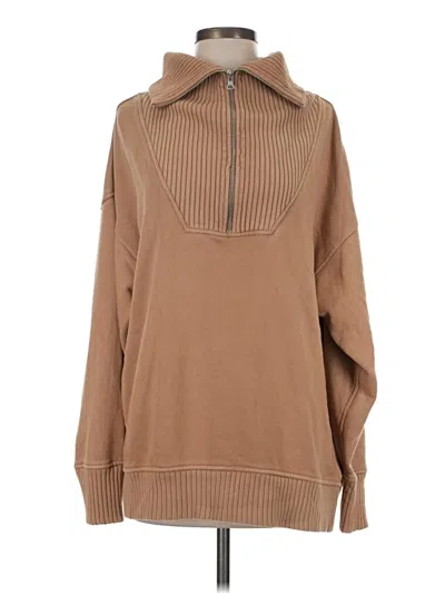 Pre-owned Aerie Pullover Sweater In Tan
