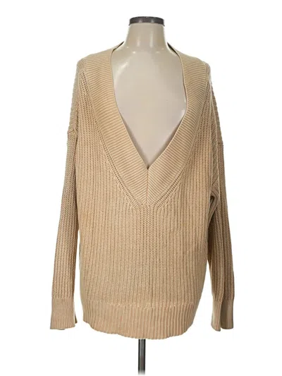 Pre-owned Aerie Pullover Sweater In Tan