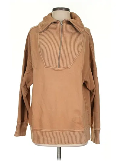 Pre-owned Aerie Pullover Sweater In Tan