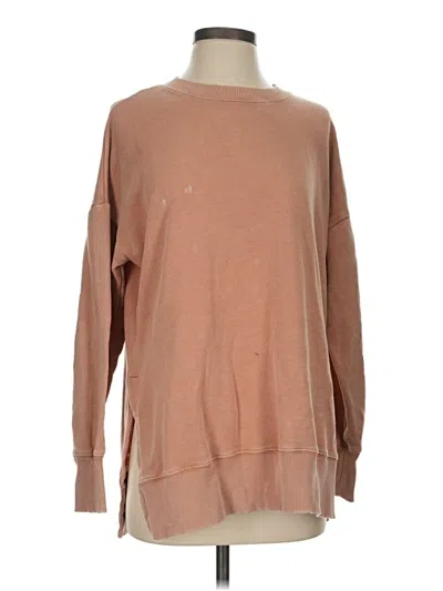 Pre-owned Aerie Pullover Sweater In Tan