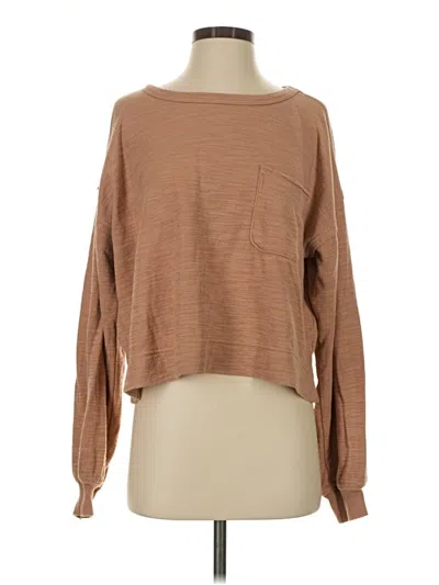 Pre-owned Aerie Pullover Sweater In Tan