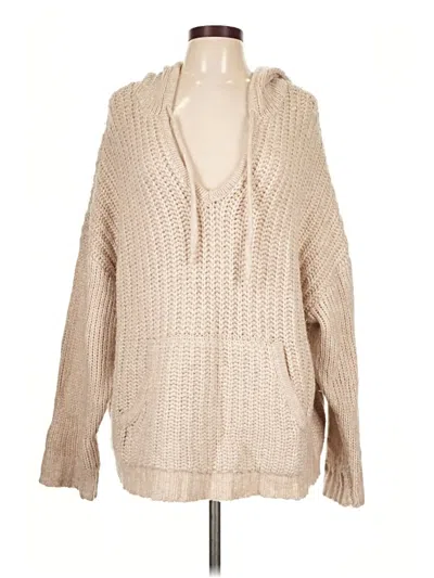 Pre-owned Aerie Pullover Sweater In Tan
