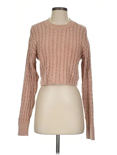 Pre-owned Aerie Pullover Sweater In Tan