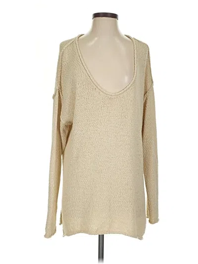 Pre-owned Aerie Pullover Sweater In Tan