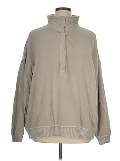 Pre-owned Aerie Pullover Sweater In Tan