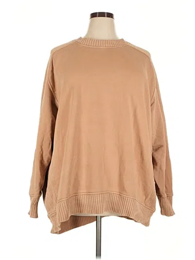 Pre-owned Aerie Pullover Sweater In Tan