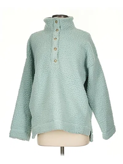 Pre-owned Aerie Pullover Sweater In Teal