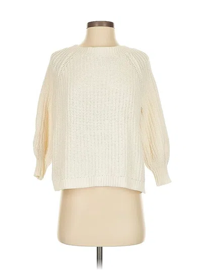 Pre-owned Aerie Pullover Sweater In White