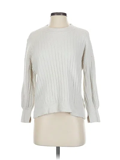Pre-owned Aerie Pullover Sweater In White