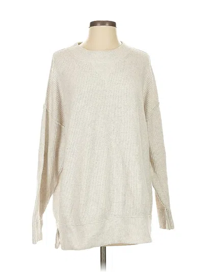 Pre-owned Aerie Pullover Sweater In White
