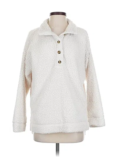 Pre-owned Aerie Pullover Sweater In White