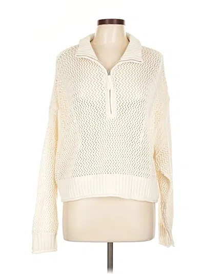 Pre-owned Aerie Pullover Sweater In White