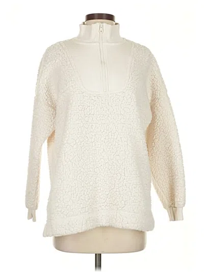 Pre-owned Aerie Pullover Sweater In White