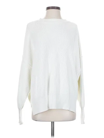 Pre-owned Aerie Pullover Sweater In White