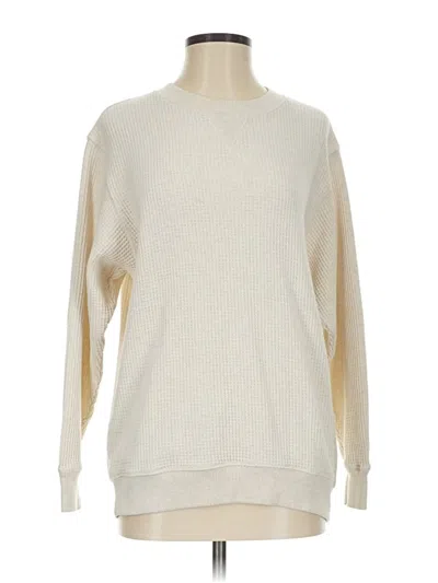 Pre-owned Aerie Pullover Sweater In White
