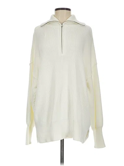 Pre-owned Aerie Pullover Sweater In White