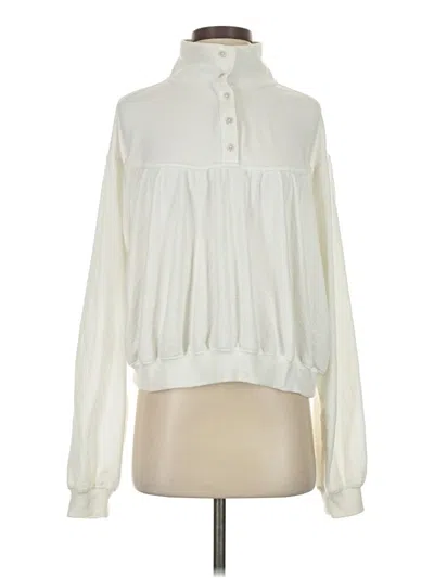Pre-owned Aerie Pullover Sweater In White