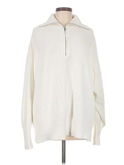 Pre-owned Aerie Pullover Sweater In White
