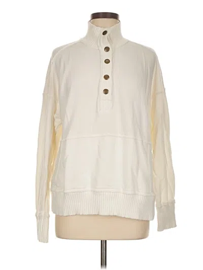 Pre-owned Aerie Pullover Sweater In White