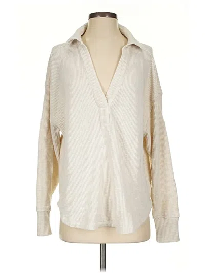 Pre-owned Aerie Pullover Sweater In White