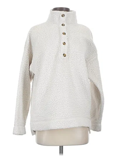 Pre-owned Aerie Pullover Sweater In White