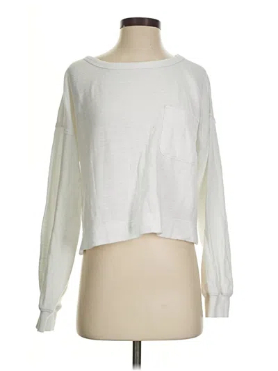 Pre-owned Aerie Pullover Sweater In White