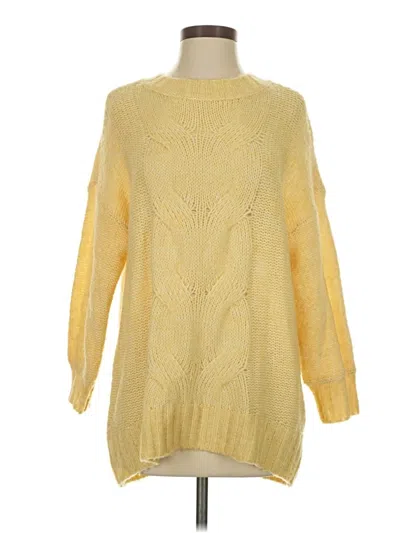 Pre-owned Aerie Pullover Sweater In Yellow