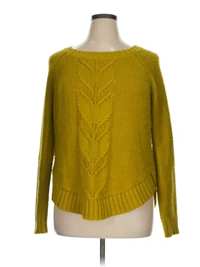 Pre-owned Aerie Pullover Sweater In Yellow