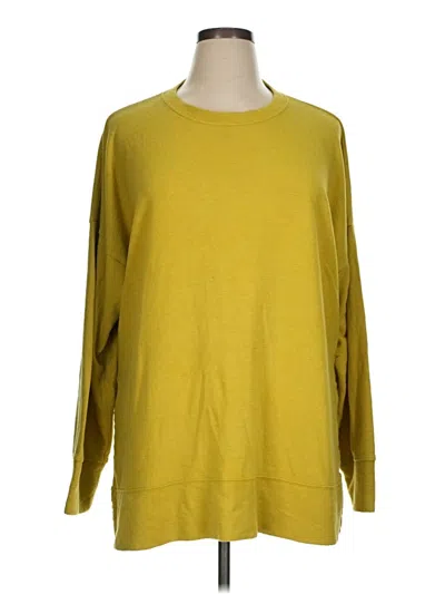 Pre-owned Aerie Pullover Sweater In Yellow
