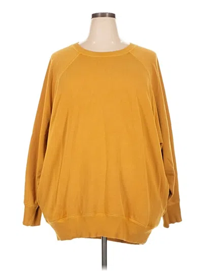 Pre-owned Aerie Pullover Sweater In Yellow