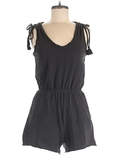 Pre-owned Aerie Romper In Black