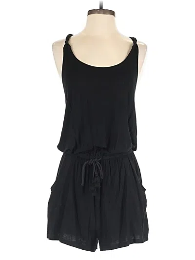 Pre-owned Aerie Romper In Black