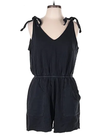 Pre-owned Aerie Romper In Black