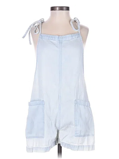 Pre-owned Aerie Romper In Blue