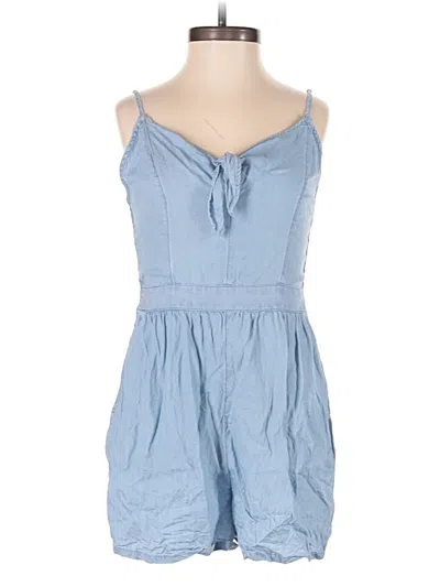 Pre-owned Aerie Romper In Blue